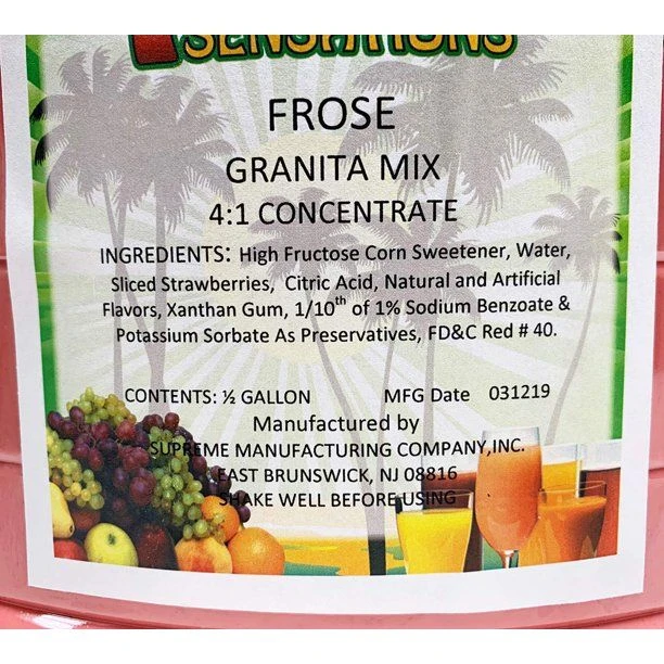 Tropical Sensations - Frosé (Frozen Rosé) Drink Mix, 1 Bottle 64 Oz - Image 3