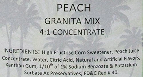 Peach Frozen Drink Mix, Tropical Sensations, 1 Bottle (64 Oz.) - Image 3