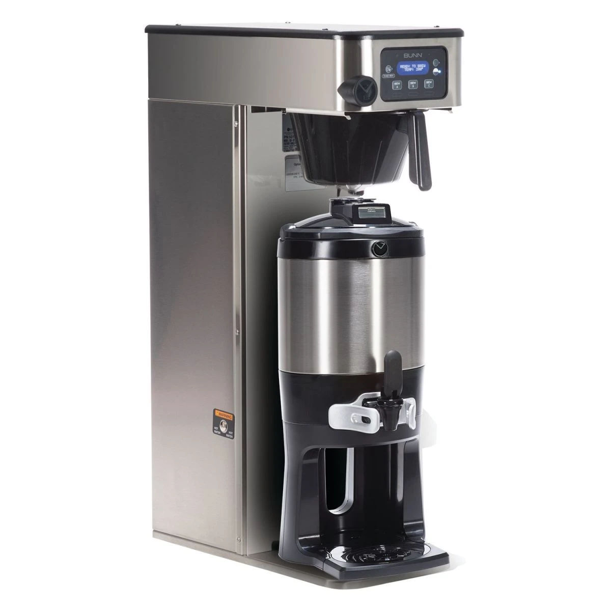BUNN® Bunn 53100.0101 BrewWISE ICB-DV Tall Infusion Series Stainless Steel Automatic Coffee Brewer - Dual Voltage
