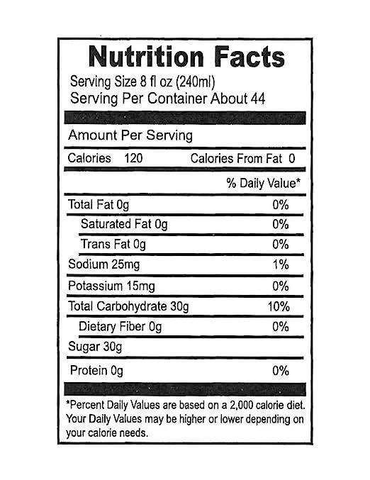 Tropical Sensations - Blue Raspbery Granita Mix, 1 Bottle 64 Oz - Image 2