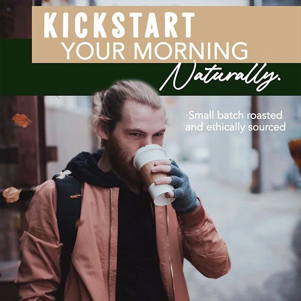 Ancient Roots Sea Salted Caramel Flavored Mushroom Medium Roast Ground Coffee, 2/12 Oz Bags - Image 5