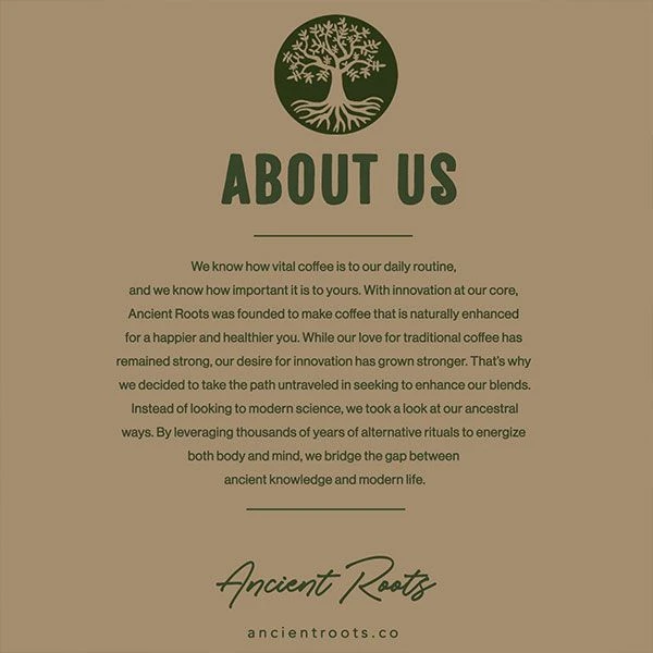 Ancient Roots Sea Salted Caramel Flavored Mushroom Medium Roast Ground Coffee, 2/12 Oz Bags - Image 6