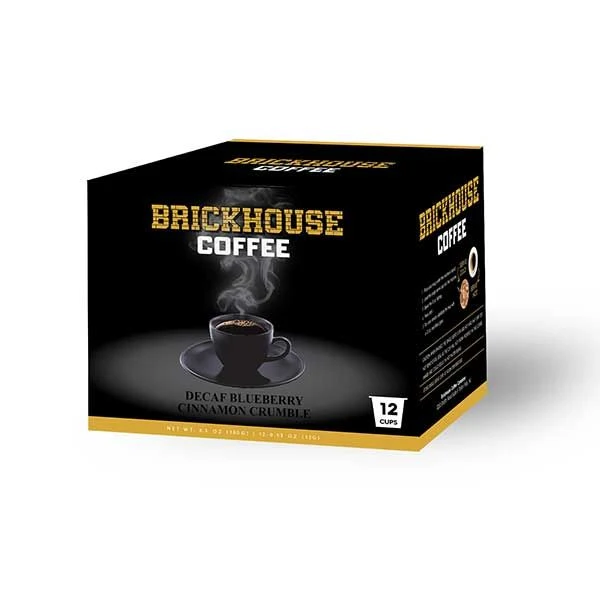 Brickhouse Single Serve Coffee, Decaf Blueberry Cinnamon Crumble, 72 Count - Image 2