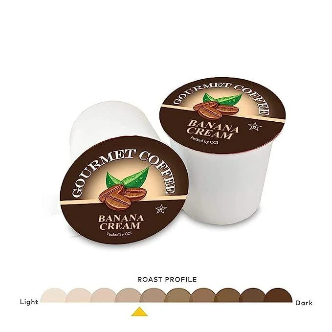 Caffe Noir Gourmet Coffee Banana Cream, Single Serve Beverage Cups, 6 Box 12 Count Each - Image 3