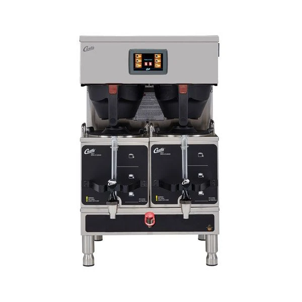 Curtis G4GEMT10A1000 Gemini Stainless Steel Twin Satellite Coffee Brewer - 220V