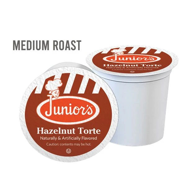 Junior's Most Fabulous Hazelnut Torte, Medium Roast Single Single Serve 18 Ct - Image 2