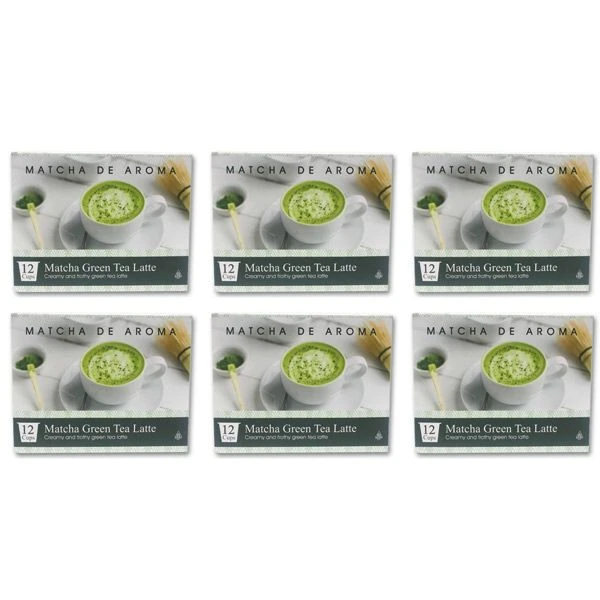 Matcha Green Tea Latte Single Serve K Cups 72 Cups Sweet Tea Latte