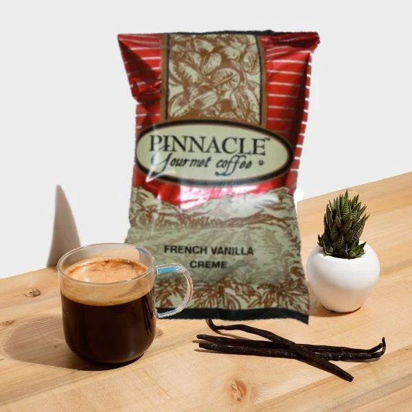 Pinnacle French Vanilla Creme Ground Coffee (24-2.25 Oz Bags) - Image 2
