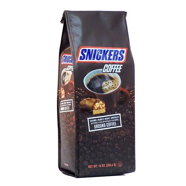 Snickers Caramel, Peanuts, Nougat And Chocolate, Naturally And Artificially Flavored Ground Coffee, 6/10 Oz Bags - Image 2