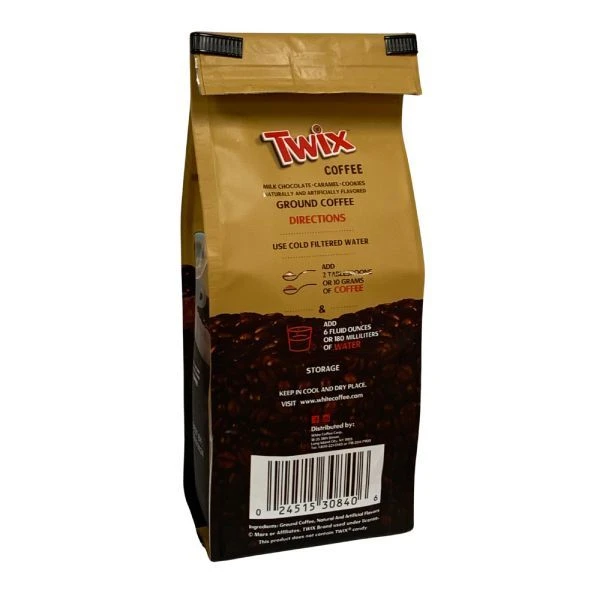 Twix Milk Chocolate, Caramel And Cookie Bars, Naturally And Artificially Flavored Ground Coffee, 10 Oz Bag - Image 2